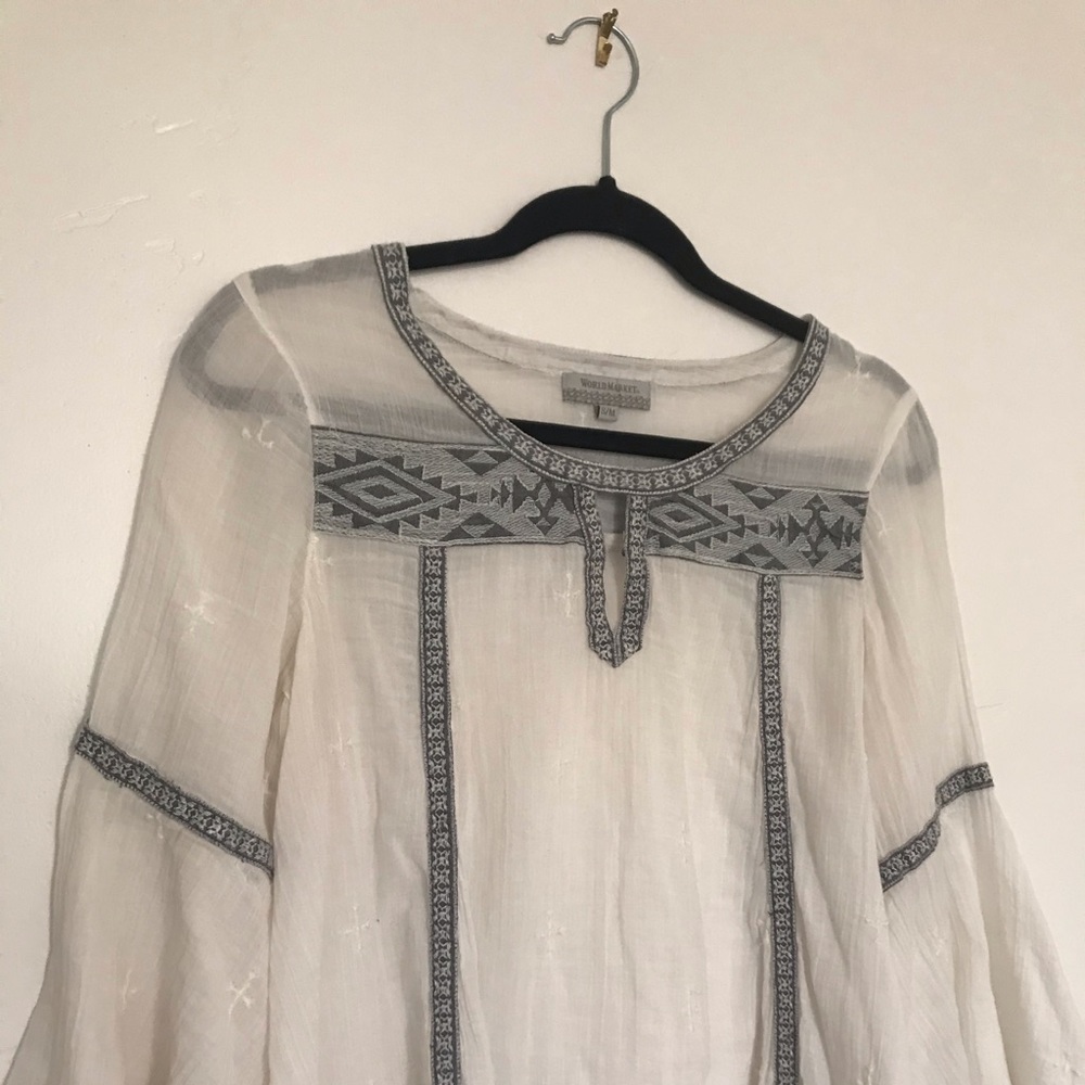 World Market Boho Blouse